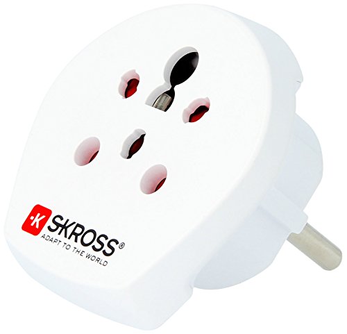 Best Price Square TRAVEL Adaptor, 16A, 250VAC 1.500217 by SKROSS von SKROSS