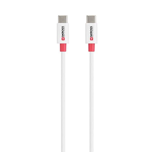 SKROSS USB-Kabel USB 2.0 USB-C® Stecker, USB-C® Stecker 2.00m Weiß Rund SKCA0006C-CMULTICN von SKROSS