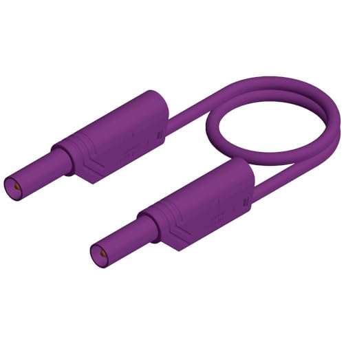Aderendhülsen von Sicherheit [Stecker A Leiste 4 mm – Stecker A Leiste 4 mm] 2.00 m violett SKS Hirschmann MLS WS 200/2 5 VI von SKS-HIRSCHMANN
