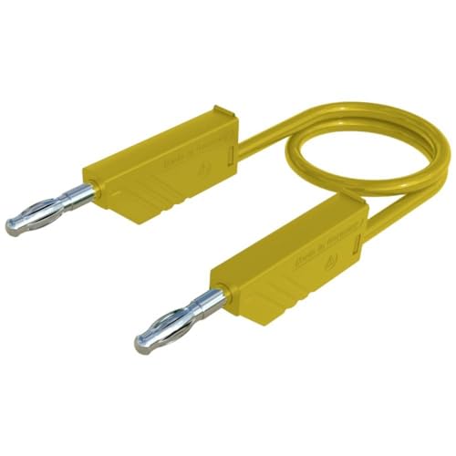 Kabel-Größe [Stecker A Leiste 4 mm – Stecker A Leiste 4 mm] 1.50 m gelb SKS Hirschmann CO MLN 150/2 5 von SKS-HIRSCHMANN
