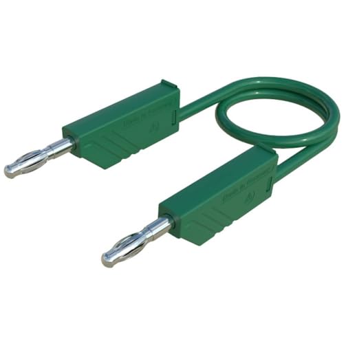 Kabel-Lage [Stecker Paspeln, 4 mm – Stecker Paspeln, 4 mm] 1.00 m grün SKS Hirschmann CO MLN 100/2 5 von SKS-HIRSCHMANN