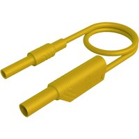 Sks Hirschmann - mal s ws-b 100/2,5 gelb Sicherheits-Messleitung [4 mm Sicherheits-Stecker - 4 mm Sich von SKS Hirschmann