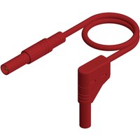 ROT - sks Hirschmann mls sil wg 200/1 Sicherheits-Messleitung [Lamellenstecker 4 mm - Lamellenstecker 4 mm von ROT