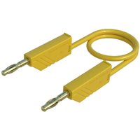 Sks Hirschmann - mln 100/2,5 ge Messleitung [Lamellenstecker 4 mm - Lamellenstecker 4 mm] 1.00 m Gelb von SKS Hirschmann