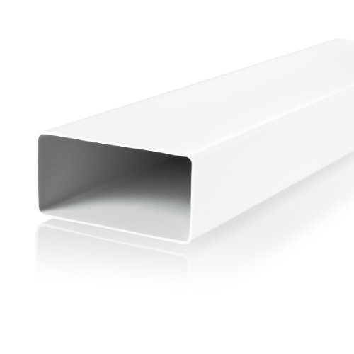 Lüftungskanal, Flachkanal 110x53mm, 1m, Kunststoffkanal Lüftungskanal, Flachkanal 110x53mm, 1m, Kunststoffkanal von SKS24