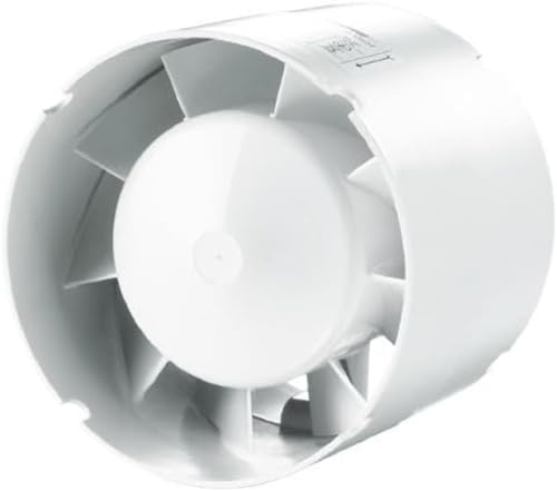 SKS24 Rohreinschubventilator Vents mit Timer, hochwertiges Produkt aus Europa ,, White von SKS24