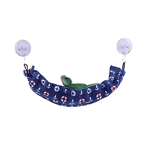 SKUDA Bearded Dragons Hängematte | Reptilienliege Schaukel - Flexible, verstellbare Stoffkonstruktion - Polyester, Nylon - Klein SKUDA Bearded Dragons Hängematte | Reptilienliege Schaukel - Flexible, verstellbare Stoffkonstruktion - Polyester, Nylon - Klein von SKUDA