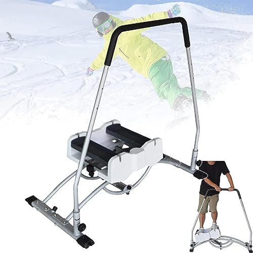 SKVLF Skisimulator, Indoor-Ski-Trainingsgerät, Indoor-Anfänger-Fitnessstudio, Taillenkrafttraining, Heimtrainingsgerät von SKVLF