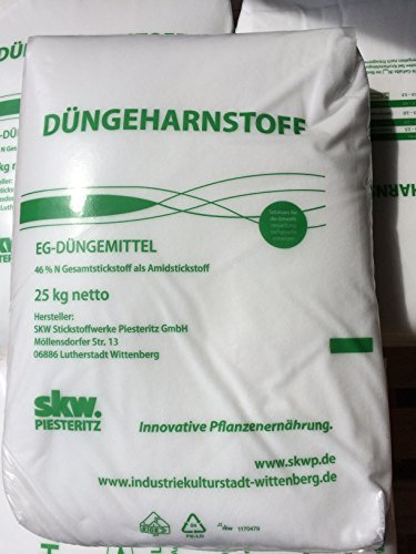 Düngeharnstoff 25 kg Harnstoffdünger Harnstoff 46 N Stickstoff UREA spritzfähig von SKW