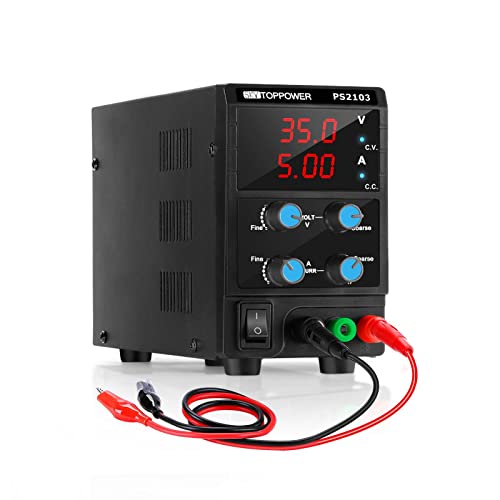 Labornetzteil 0-35V / 0-5A DC Regelbar Netzgerät mit 3-stelliger LED-Anzeige verwendet für Laborunterricht, Elektronische Reparatur, DIY und Fahrzeugelektronik Labornetzteil 0-35V / 0-5A DC Regelbar Netzgerät mit 3-stelliger LED-Anzeige verwendet für Laborunterricht, Elektronische Reparatur, DIY und Fahrzeugelektronik von SKY TOPPOWER