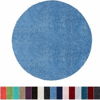 Badematte Sky Soft Hellblau 95 cm Durchmesser von SKY