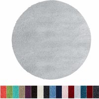 Badematte Sky Soft Silbergrau 95 cm Durchmesser von SKY