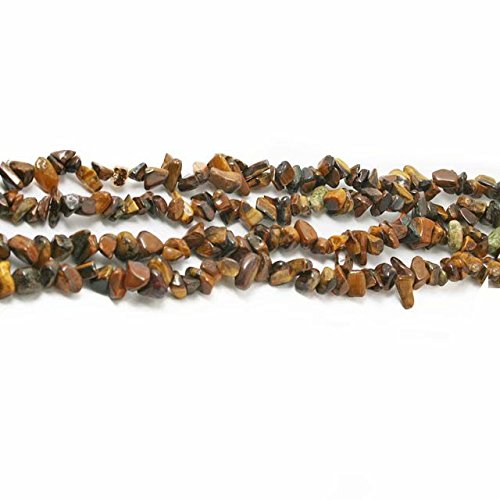 Chips Tigerauge 3-8mm Perlen zum Auffädeln Naturstein Chips Perlen Approx 80cm Stränge von SKYBEADS