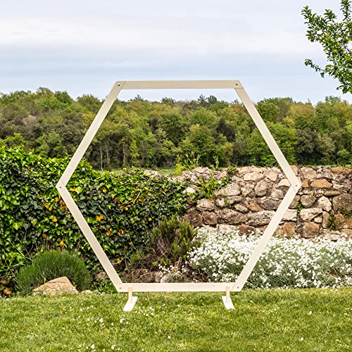 Skyltern Bogen Hochzeit Sechskant Holz 1,70 m Skyltern Bogen Hochzeit Sechskant Holz 1,70 m von SKYLANTERN
