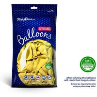 Starke Ballons 27cm, Pastell Zitronenschale (1 Packung / 100 Stück) von SKYLANTERN