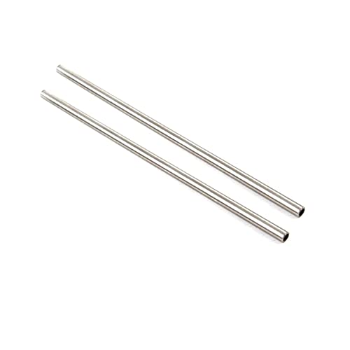 2 Stück 304 Edelstahl gerade Rohrleitung, Außendurchmesser 6 mm x 4 mm Innendurchmesser, Länge 250 mm, Edelstahl-Kapillarrohr von SKYPRO