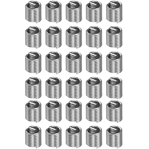 30 Stück 304 Edelstahl metrische M3x0,5x2D Drahtgewindeeinsätze Stahlmantel Helicoil Typ Schraube Reparatur Hülse von SKYPRO