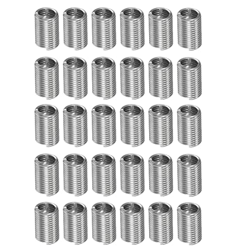 30 Stück 304 Edelstahl metrische M5 x 0,8 x 3D Drahtgewindeeinsätze Stahlmantel Helicoil Typ Schraube Reparatur Hülse 30 Stück 304 Edelstahl metrische M5 x 0,8 x 3D Drahtgewindeeinsätze Stahlmantel Helicoil Typ Schraube Reparatur Hülse von SKYPRO