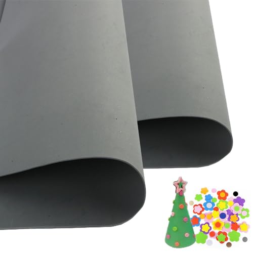 EVA-Schaumstoff, für Cosplay, 1 mm dick, 50 cm x 50 cm, Grau, 10 Stück EVA-Schaumstoff, für Cosplay, 1 mm dick, 50 cm x 50 cm, Grau, 10 Stück von SKYPRO