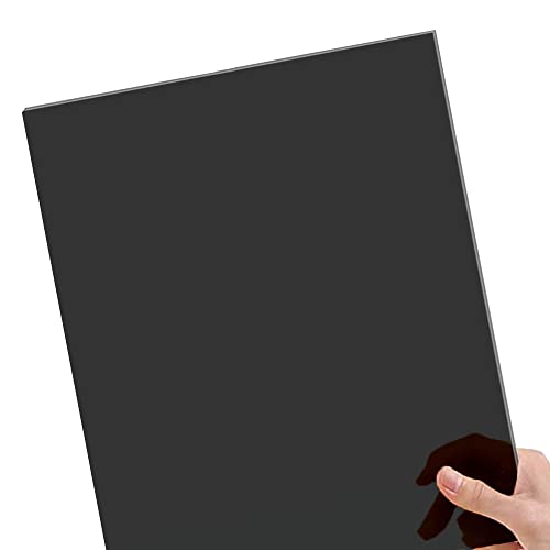 Kaufen Sie schwarze transparente fluoreszierende farbige Acryl-Plexiglasplatte, 0,3 cm dick, Größe 30,5 x 20,3 cm, Kunststoff-Plexiglas für Basteln und mehr von SKYPRO