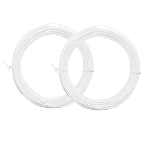 PLA-3D-Stift-Filament-Nachfüllpackung mit einem Durchmesser von 1,75 mm, kompatibel mit den meisten 3D-Stiften/Druckern, ungiftig und umweltfreundlich, lebendige Farben, Weiß, 2 Rollen PLA-3D-Stift-Filament-Nachfüllpackung mit einem Durchmesser von 1,75 mm, kompatibel mit den meisten 3D-Stiften/Druckern, ungiftig und umweltfreundlich, lebendige Farben, Weiß, 2 Rollen von SKYPRO
