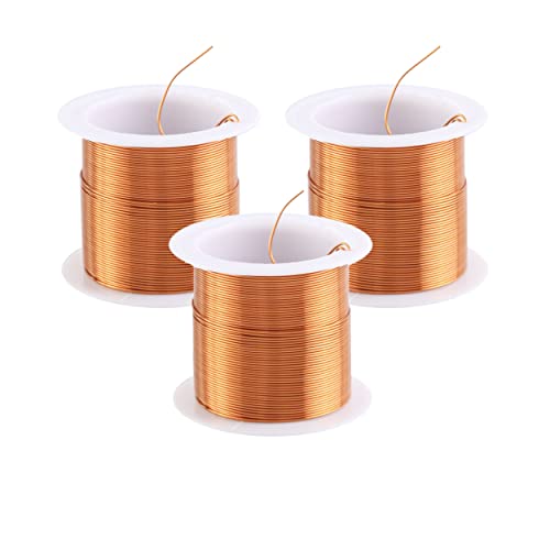 SKYPRO 3 Spulen Spulen Magnetdraht Emaillierter Kupferdraht Emaillierter Magnet Wickeldraht Natürliche Temperaturbewertung Weit verbreitet für Transformatoren Induktoren – 0,6 mm x 10 m SKYPRO 3 Spulen Spulen Magnetdraht Emaillierter Kupferdraht Emaillierter Magnet Wickeldraht Natürliche Temperaturbewertung Weit verbreitet für Transformatoren Induktoren – 0,6 mm x 10 m von SKYPRO