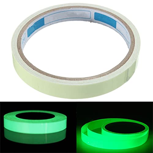 Wasserdichte, leuchtende Bänder, leuchtet im Dunkeln, selbstklebendes Klebeband, Bühnendekorationsaufkleber, Zubehör, Grün, 1 cm x 1 m Wasserdichte, leuchtende Bänder, leuchtet im Dunkeln, selbstklebendes Klebeband, Bühnendekorationsaufkleber, Zubehör, Grün, 1 cm x 1 m von SKYPRO