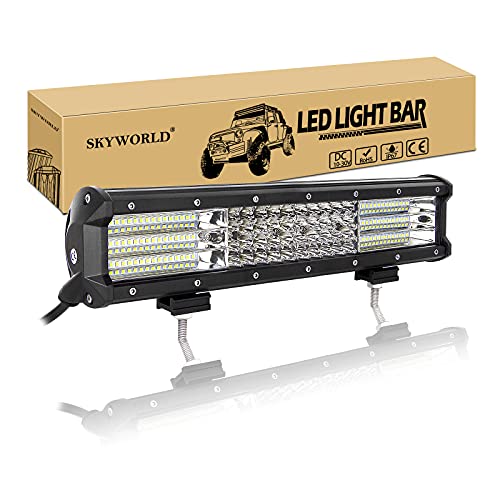 SKYWORLD 15 Zoll 38cm 390W Led Arbeitsscheinwerfer Bar, Led Bar Offroad Zusatzscheinwerfer Scheinwerfer 12V 24V Auto LED Arbeit Licht Bar Wasserdicht für SUV UTV ATV KFZ Traktor Truck 4x4 lightbar SKYWORLD 15 Zoll 38cm 390W Led Arbeitsscheinwerfer Bar, Led Bar Offroad Zusatzscheinwerfer Scheinwerfer 12V 24V Auto LED Arbeit Licht Bar Wasserdicht für SUV UTV ATV KFZ Traktor Truck 4x4 lightbar von SKYWORLD