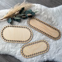 Häkelboden Oval Für Häkelkorb in Verschiedenen Größen - Korbboden Zum Häkeln, Holzboden, Holz von SKleineTraumfabrik