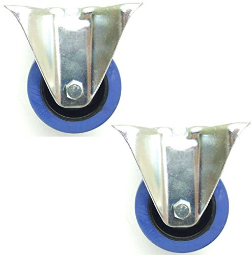 2 Stück 80mm Blue Wheels Bockrollen Transportrollen 140kg / Rad - INDUSTRIEQALITÄT (2 x Bock) 2 Stück 80mm Blue Wheels Bockrollen Transportrollen 140kg / Rad - INDUSTRIEQALITÄT (2 x Bock) von SL-Rollen