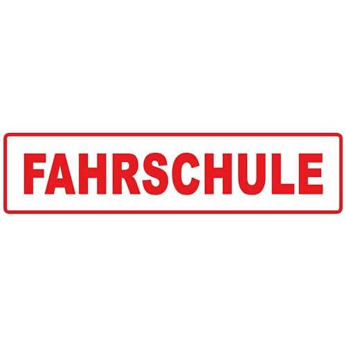 SL group - 1 Aufkleber "Fahrschule" in 32 x 8 cm hochwertiger Magnet-Folie - Fahrschulschild Magnetschild für Auto, Lkw, Motorrad, Wohn- & Wohnmobil - Hinweis-Magnet-Tafel für Fahranfänger magnetisch von SL group