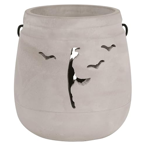 Beton Windlichter 12 cm/h grau (Sylt) von SL. Geschenke