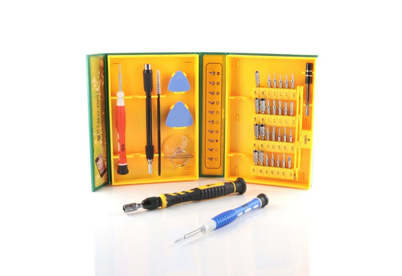 SLABO Reparatur-Set Universal Handy Reparatur Werkzeug Tools Schraubendreher Set 38-teilig SLABO Reparatur-Set Universal Handy Reparatur Werkzeug Tools Schraubendreher Set 38-teilig von SLABO