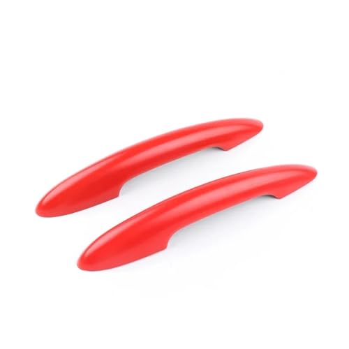 Griffverkleidung 2 STÜCKE Türgriffabdeckung Aufkleber Trim Für MINI Cooper F54 F55 F56 F57 F60 Auto-Styling Außen Auto Außentür Griff(Red) von SLAHAJ