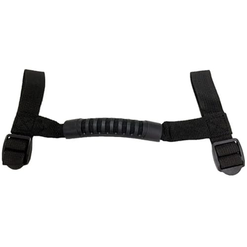 Griffverkleidung Auto Armlehne Top Haltegriff Ziehen Tab Für Jeep Wrangler CJ TJ JK JL Sport Sahara Rubicon 1 stücke/4 stücke Auto Außentür Griff(Black 4PCS) von SLAHAJ