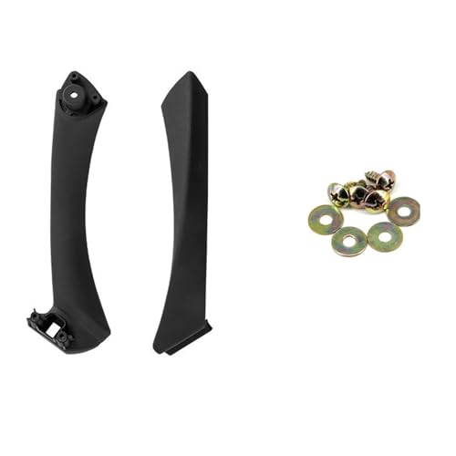 SLAHAJ Griffverkleidung Für BMW E90 E91 3er-Serie Auto Innentürgriff Panel Limousine Pull Trim Abdeckung 51417230850 51419150335 51419150340 Auto Außentür Griff(Black-Set-Left) von SLAHAJ
