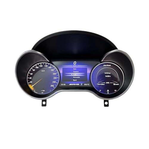 Tachometer Passend für Benz R-Klasse ML GL G GLE GLS W164 W166 W463 2006–2019 Jahre Auto-Instrumententafel 12,3 LCD Digital Cluster Touch-Screen(Old W166) von SLAHAJ