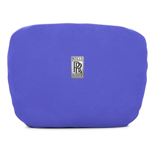 SLANNB Auto Kopfstütze für Rolls-Royce Ghost/Phantom/Cullinan/Spectre, Atmungsaktiv Bequeme Nackenstütze Kopfkissen Zubehör Zur Linderung von Nackenschmerzen,B Blue von SLANNB