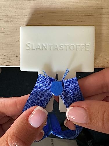 Zipper Einfädler für endlos Reißverschluss Weiß von Slantastoffe