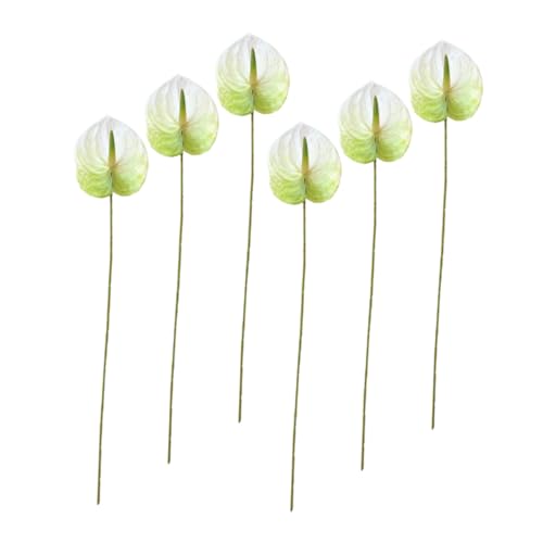 6pcs Simulation Anthurium Andraeanum Blumen Gefälschte Strauß Emulation Anthurium Blume schmücken Wohnzimmer Blumendekor Lifelike Bouquet Injektionsform, 60.00x11.00x3.00 cm, Pink 6pcs Simulation Anthurium Andraeanum Blumen Gefälschte Strauß Emulation Anthurium Blume schmücken Wohnzimmer Blumendekor Lifelike Bouquet Injektionsform, 60.00x11.00x3.00 cm, Pink von SLCHJX