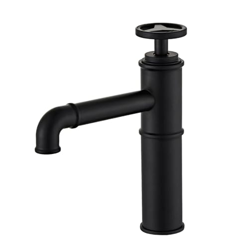 Becken Wasserhahn Retro Industrial Style Mixer kalt und heißes Wasser Badgefäß Gefäß Waschbecken Haken Messing Matte schwarze Rohrform Waschbecken, Wasserhähne für Waschbecken Waschbecken Becken Wasserhahn Retro Industrial Style Mixer kalt und heißes Wasser Badgefäß Gefäß Waschbecken Haken Messing Matte schwarze Rohrform Waschbecken, Wasserhähne für Waschbecken Waschbecken von SLCHJX