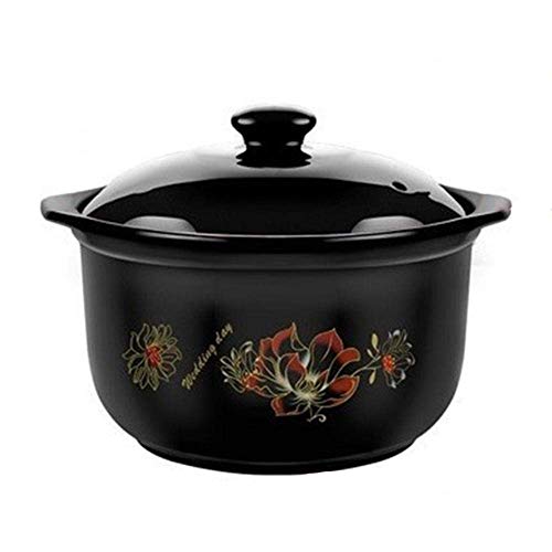Clay Casserole Clay Pot Casserol Casserol Casserole Highstemperaturwiderstand, köstliches Upgrade, reichhaltige Ernährung, wichtig für die Küchenkapazität 2.2L_ORANGE (B) von SLCHJX