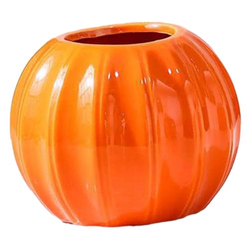 Keramik Vase Fall Harvest Dekoration Nordische Kürbisform Blume Vase Tisch Mittelstücke Ornamente Blumentopf für Wohnzimmer Schreibtisch Schlafzimmer Party Hochzeit Hochzeit von SLCHJX