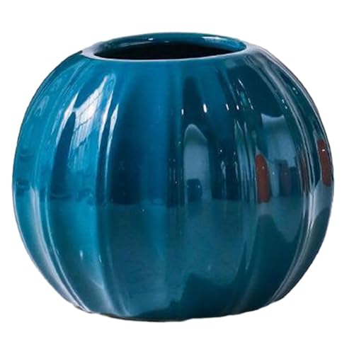 Keramik Vase Fall Harvest Dekoration Nordische Kürbisform Blume Vase Tisch Mittelstücke Ornamente Blumentopf für Wohnzimmer Schreibtisch Schlafzimmer Party Hochzeit Hochzeit von SLCHJX