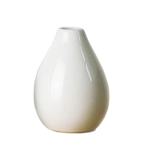 Keramikvase für Blumen 3 Zoll Schreibtisch farbenfrohe kleine dekorative Vase Blumenanordnungstisch Herzstück Wohneinrichtung von SLCHJX