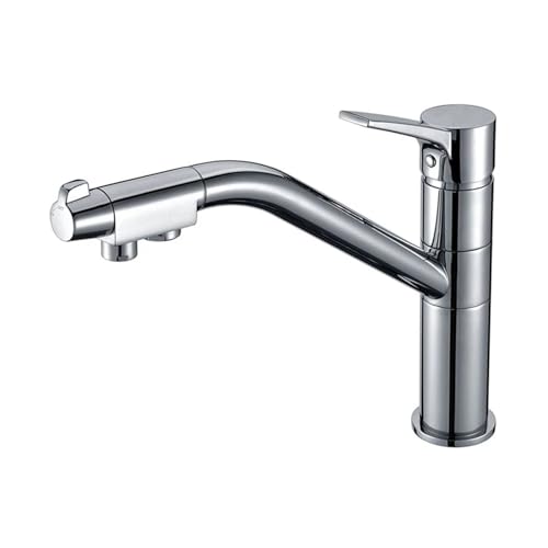 Küchenarmatur Drei Fluss umgekehrte Osmose Drei -Wege Trinkwasserhahn, 360 rotierende Chrom oder mattschwarz, Küchenspüle Wasserhahn Küchenarmatur Drei Fluss umgekehrte Osmose Drei -Wege Trinkwasserhahn, 360 rotierende Chrom oder mattschwarz, Küchenspüle Wasserhahn von SLCHJX
