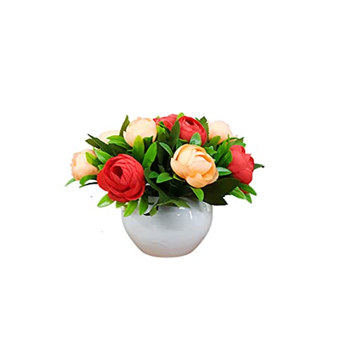 SLCHJX Gefälschte Pflanzen künstliche Mini -Topfpflanzen Gefälschte Blumenpflanzen Home Office Desk Room Room Room Greening Dekoration Künstliche Pflanzen für Wohnkultur (CA) von SLCHJX
