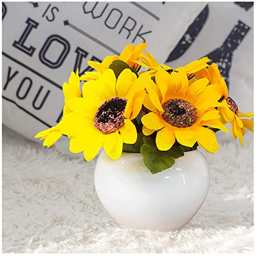 SLCHJX Gefälschte Pflanzen künstliche Mini -Topfpflanzen Gefälschte Blumenpflanzen Home Office Desk Room Room Room Greening Dekoration Künstliche Pflanzen für Wohnkultur (CA) von SLCHJX