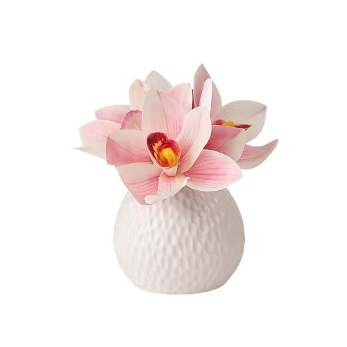 SLCHJX Kunstblumen künstliche Blumen Pflanzen Pflanzen grüne Bonsai, gefälschte Blumen -Topf -Ornamente, Wohnzimmer Restaurantdekoration mit Vasen für jeden Anlass, e (a) von SLCHJX
