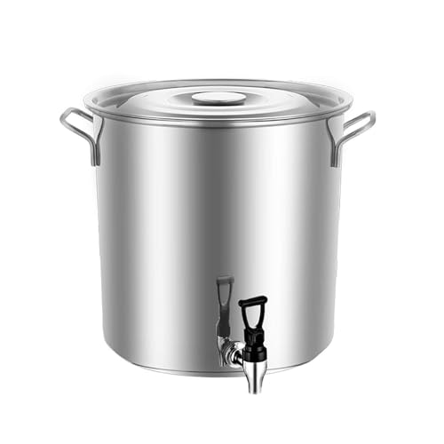 Stock Pot mit Spigot - Edelstahl -Stahl -Topf, Stock Pot mit Deckel, Lagerschitzel großer Lagerbestand, Lebensmittelqualität 304 Dicker Edelstahlsuppenbahnen geeignet für den gesamten Herd Stock Pot mit Spigot - Edelstahl -Stahl -Topf, Stock Pot mit Deckel, Lagerschitzel großer Lagerbestand, Lebensmittelqualität 304 Dicker Edelstahlsuppenbahnen geeignet für den gesamten Herd von SLCHJX